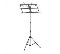 Music Stand with Carry Bag by Gear4music Black