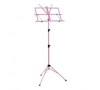 Music Stand with Carry Bag by Gear4music Pink