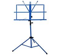 Music Stands Foldable Music Sheet Tripod Stand Stainless Steel Desktop Adjustable Holder with Bag Musical Instrument Accessories(Blue)