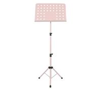 Music Stands Portable Metal Music Stand Holder Foldable Sheet for Guitar Violin Saxophone Ukulele(Pink Music Stand)