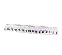 music stickers Piano Keyboard Note 88 Key Chart Portable keyboard stickers Waterproof Learning Guide for Finger Practice piano stickers