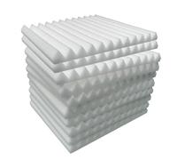 Music Studio SoundProof Foam Panels - 10 Pack Triangular Acoustic Foam | Sound Proof Padding Foam | Double-Sided Acoustic Panels | Fire Resistant Foam Wedges for Recording Studios Offices and Home