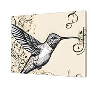 Music Symbol -Print Frameless Canvas Print 12x16 Inch, Modern Wall Art for Home Office & Bedroom Decor, Ready to Hang Abstract Artwork.