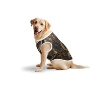 Music Symbolprint Large Vest For Pets Apparel T-Shirt Breathable Lightweight Sleeveless Tank Top