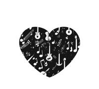 Music Symbols Love Printing 10 Pcs Car Air Freshener Hanging Sheets Scented Hanging Sheets With Rope For Home