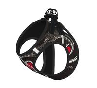 Music Symbols Love Printing Puppy Summer Vest Harness With Reflective,Dog Accessories For Small Medium Large Dogs And Cats