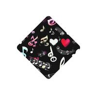 Music Symbols Lovely Printing 10 Pcs Air Freshener Cards,Car Scented Hanging Sheets Air Freshener Set For Car Decoration