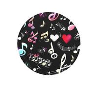 Music Symbols Lovely Round Magnetic Fridge Magnets For A Vibrant Kitchen: Durable With Enduring Magnetism