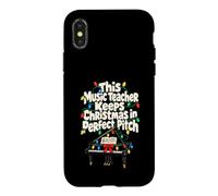Music Teacher Christmas Perfect Pitch Grand Piano Case for iPhone X/XS
