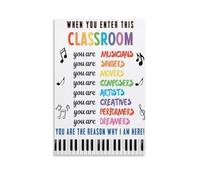 Music Teacher Classroom Poster, Drama Teacher Performing Arts Educational Chart Poster 08x12inch(20x30cm)