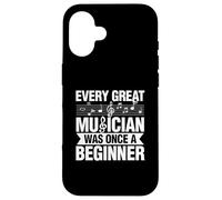 Music Teacher Every Great Musician Was Once A Beginner Case for iPhone 16