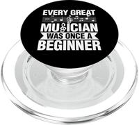 Music Teacher Every Great Musician Was Once A Beginner PopSockets PopGrip for MagSafe