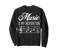 Music Teacher Men Women Musicians - Music Is My Inspiration Sweatshirt
