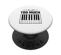 Music Teacher, Musician Life Practice Piano Band Humor PopSockets Adhesive PopGrip