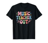 Music Teacher Out, Singing Instrument Music Teacher T-Shirt