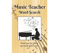 Music Teacher Word Search: 50+ Music-Themed Puzzles | A Thoughtful Gift for Music Teachers, Band Directors, Choir Leaders, and Tutors | Perfect for ... (A Little Something for the Treble Maker)