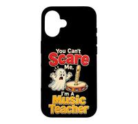 Music Teacher You Can't Scare Me Recorder Halloween Ghost Case for iPhone 16