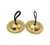 Music Teaching Tool Copper Percussion Set | Early Education Enlightenment Instruments Copper Hats and Combination | Stage Grade Brass Material Three Scale Precise Adjust Ytp479 (A, 5.5)