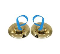 Music Teaching Tool Copper Percussion Set | Early Education Enlightenment Instruments Copper Hats and Combination | Stage Grade Brass Material Three Scale Precise Adjust Ytp480 (Gold, 15cm)