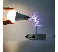 Music Tesla Coil Arc Plasma Coil Desktop Toy Science Education kit Mode Touchable Artificial Lightning Spark Gap Arc Generator Teaching Experiment Tool Teen boy Gifts