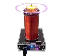 Music Tesla Coil, Artificial Lightning Spark Gap Arc Generator, Desktop Plasma Loudspeaker, Wireless Transmission Bluetooth Sound System, Gifts for Boys