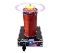 Music Tesla Coil, Artificial Lightning Spark Gap Arc,Wireless Transmission Bluetooth Sound System, Desktop Plasma Loudspeaker, Gifts for Boys