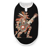 Music Tezcatlipoca Breathable Dog Shirts Clothes Printed Sleeveless Vest Soft Summer Tank Top for Small Medium Large Pet