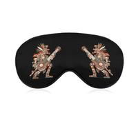 Music Tezcatlipoca Comfortable Sleep Mask with Adjustable Strap Soft Eyeshade for Night Sleeping Flight Nap Travel