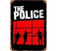 Music The Police Band Metal Tin Sign Poster Vintage Art Wall Decor 12 X 8 Inch