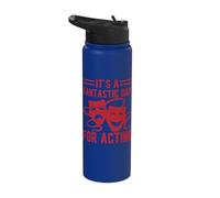 Music Theatre Fantastic Day for Actors Broadway Stainless Steel Insulated Water Bottle