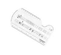 Music Theory Chart With LED Light Assistance Reusable Practice Board Scale Demonstrator For Children Adult Portable Music Education