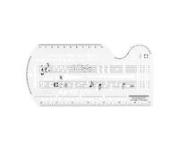 Music Theory Learning Tool With Staff Notation Guide For Kids And Adults Includes Educational Chart Practice Board And Portable Scale Ruler Adult Kids Music Education Tool