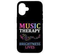 Music Therapy Brightness Lives - Music Teacher Musicians Case for iPhone 16