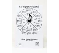 Music Tools Lady Key Signature Teacher All-in-One Flashcard: Interactive Tool for Key Signature Recognition, Sharps & Flats Order - Music Theory Aid for All Ages