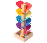 Music Tree Run Toy, Marble Ball Track Game, 15 Color Cognition Set with Interactive Sound Feature, Preschool Educational Game with Wooden Build, Learning Toy for Boys and Girls