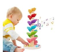 Music Tree Wooden Marble Run | Wooden Music Tree Marble Run Montessoris Toys | Colorful Rolling Ball Tower Musical Tree Ball Toy, Wooden Music Tree Marble Run Montessoris Toys