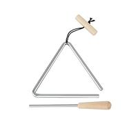 Music Triangle Instrument Steel Percussion Bell, Triangle Beater, Strikers | Music Beater for Music Rhythm Education Dinner Time Bell Ring Tones Early Morning Parent-Child Music Education