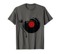 Music Vintage DJ Turntable Vinyl Records Player T-Shirt
