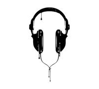 Music Wall Decal Vinyl Music Headphones Wall Stickers for Home Bedroom Decoration Decal Removable Music Wall Decor Mural Small - 31x57cm