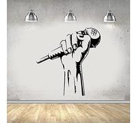 Music Wall Sticker - Suitable for KTV Boxes, Recording Studios, Music Classes and Similar environments, Removable Vinyl Sticker, 58X61 cm