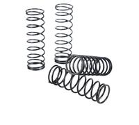 Music Wire Compression Spring, Steel, Wire diameter 1.4mm, Diameter 14mm, Length 80mm, Black, 5Pcs