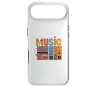 Music Word Made of 80s 90s Boombox Retro Case for iPhone Air
