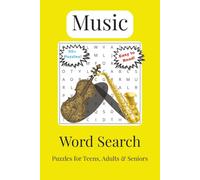 Music Word Puzzle Book: Word Searches with Easy to Read Print about Music, Notes, Instruments and More | 6x9 inches, 110 pages | 50+ Puzzles