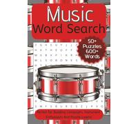 Music Word Search: 50+ Word Searches with Solutions about Music, Compositions and More | 6x9 inches, 110 Pages | Perfect For Budding Composers, Instrument Enthusiasts And Puzzle Lovers!