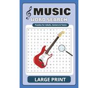Music Word Search Book: Word Searches with Easy to Read Print about Music, Instruments, Songs and more | 6x9 inches, 110 pages | 50+ Puzzles...Gifts for Vacations, Holidays and Free Times