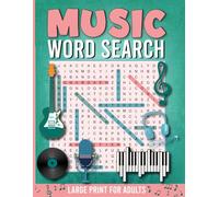 Music Word Search Large Print for Adults