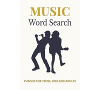 Music Word Search Puzzle Book: Word Searches with Easy to Read Print about Music, Instruments, Genres and More | 6 x 9 inches, 110 pages | 50+ Puzzles ... Gift for Vacations, Holidays and Free Times