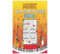 Music Word Search Puzzle Book: Word searches with easy to read print about Music , Instruments, Genres etc. 6 x 9 inches, 110 pages, 50 + puzzles ... Gift for Vacations, Holidays, or Free Time