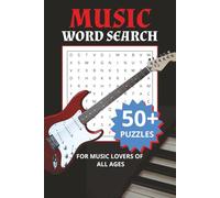 Music Word Search Puzzle Book: Word Searches with Easy to Read Print about Music, Musical Instruments, and Musicians, and more | 6x9 inches | 110 ... Gift for Holidays, Birthdays and Education