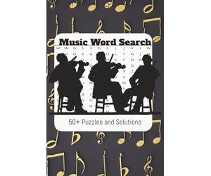 Music Word Search Puzzle Book: Word Searches with Easy to Read Print about Music, Notes, and More | 6x9 inches, 110 pages | Over 50 Puzzles ... Gift for Vacations, Holidays, and Non-screen Times